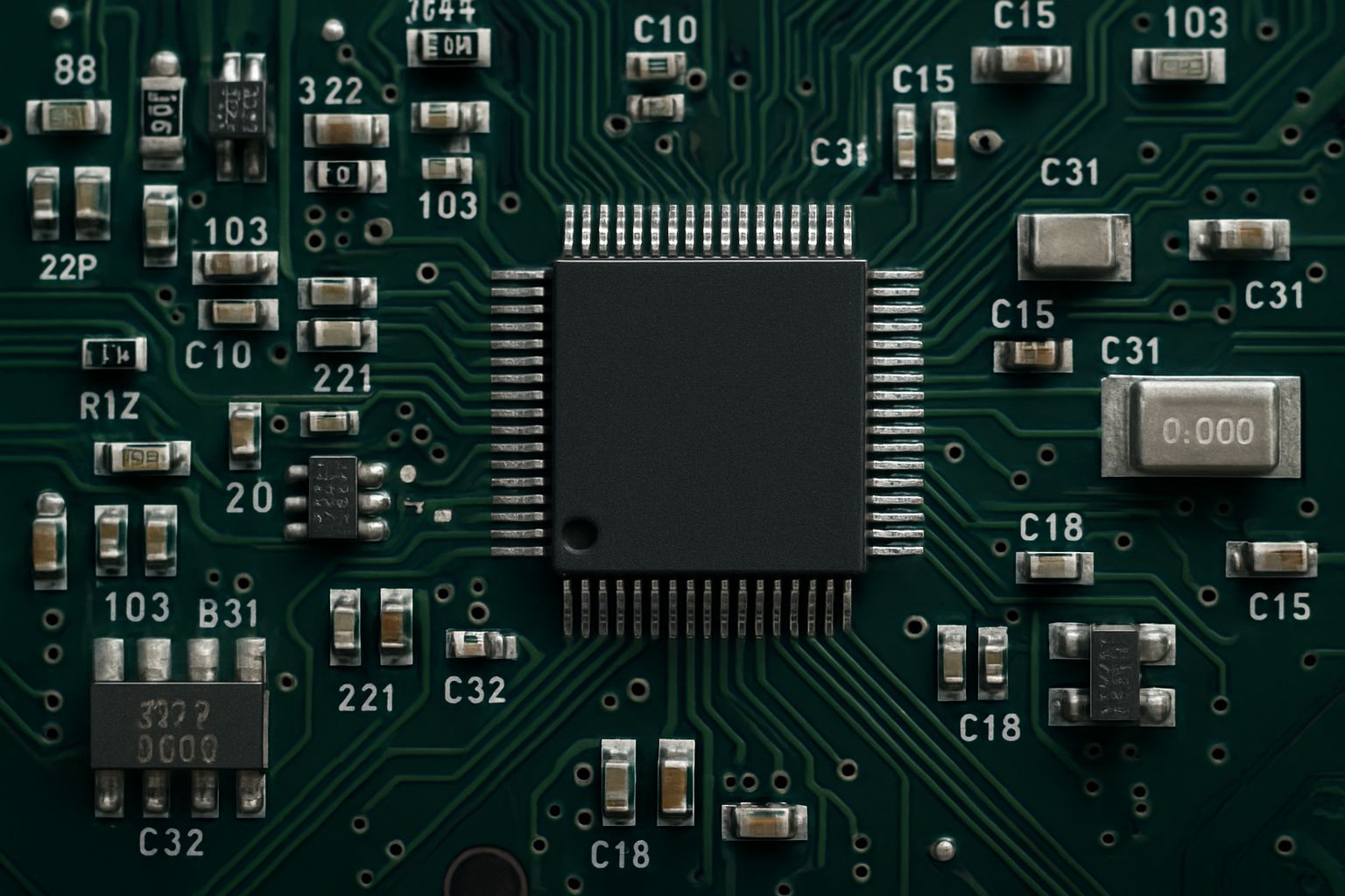 PCB cu componente SMD